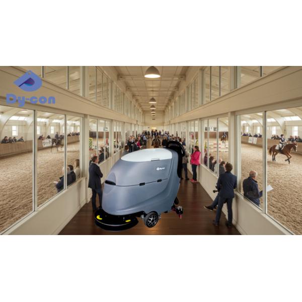 Quality Walk Behind Floor Scrubber 60L Tank 2000m2/h Efficiency wholesale