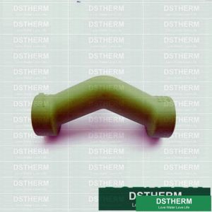 Welding Ppr Pipe Socket , Smooth Surface Plastic Cross Over Pipe Fitting