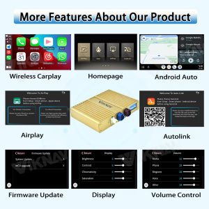 Viknav Linux Car Multimedia Interface Box For Lexus GX 2022 2023 Apple CarPlay