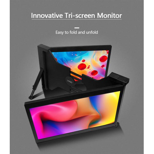 USB3.1 Type C 11.6" Triple Laptop Portable Monitor 300cd/m2