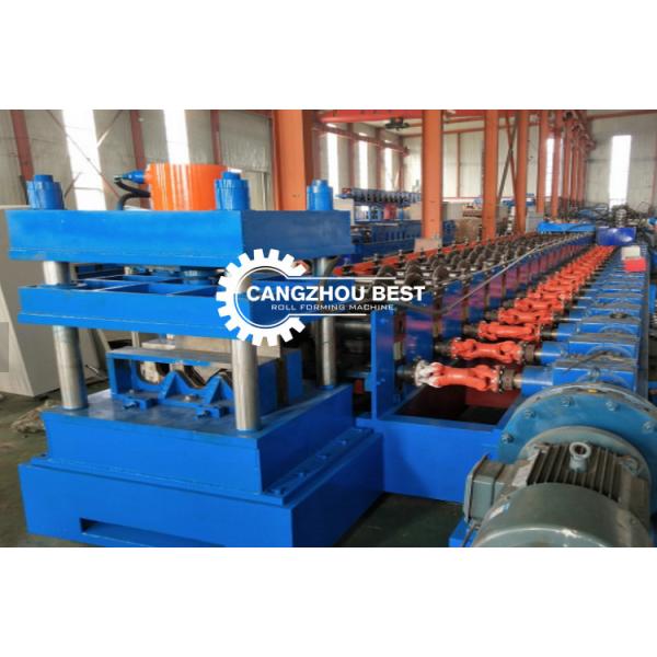 Quality Plc Hollow 3mm Highway Guardrail Roll Forming Machine wholesale
