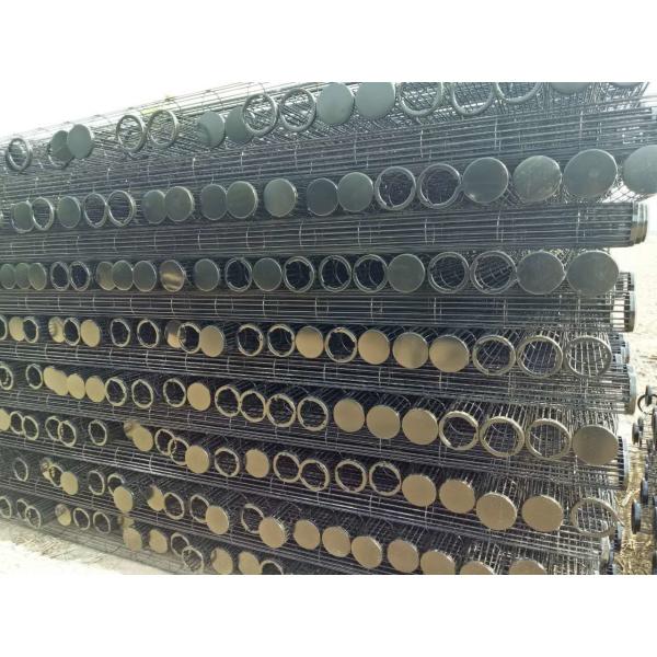 Industrial Dust Collector Fittings Galvanized Steel Filter Bag Cage