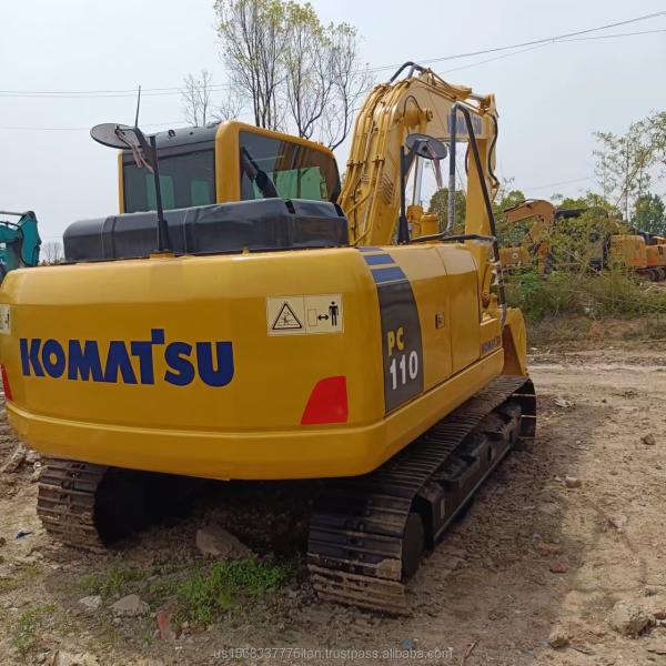 11 Ton Used Komatsu PC110 Hydraulic Crawler Excavator with 0.48M³ Bucket Capacity