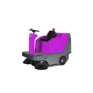 Airport Wharf Mechanical 80L Dustbin Floor Sweeper