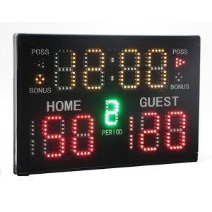 Indoor Sports Wireless Remote Control Led Score Board with DC12V Infrared Touch