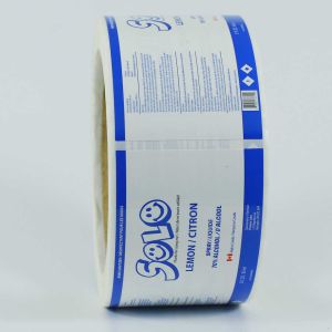 Logo Printing Custom Smooth Packaging Bottle Sticker Label UV Printed