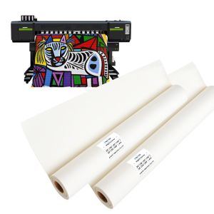 Eco Solvent Inkjet Printing High Durability Blank Matte 100% Polyester Canvas