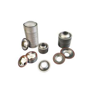 Cheap Customized 57mm Metal Aerosol Tin Can Lids Dome and Cone with Inner Golden Lacquer Top and Bottom for sale