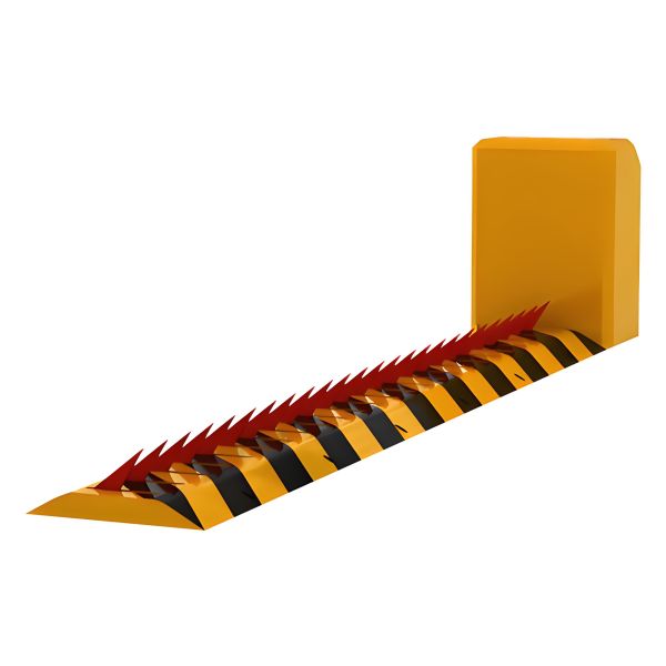 220V Remote Control Hydraulic Tyre Killer with 130MM Blade Height and 10MM Blade