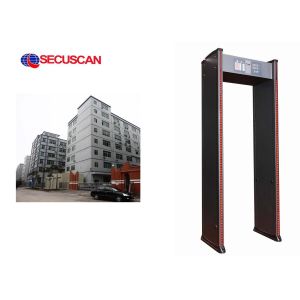 Full Body Security Metal Detector Door with 6 Pinpoint zones