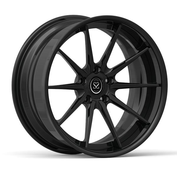 18x9 And 18x10 Satin Black Custom 2-PC Rims Diameter 17/18/19/20/21/22/23/24 For Ford Mustang Shelby GT500 Eleanor 1968