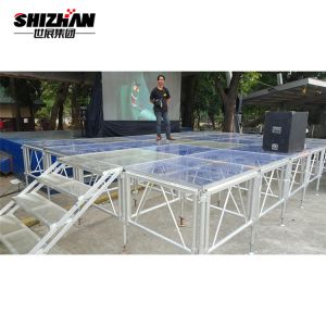 1.22*1.22m Acrylic Wedding Swimming Pool Transparent Stage Platform