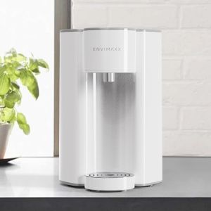 Custom White Instant Hot Water Dispenser Kitchen Polished Nickel With LED Touch