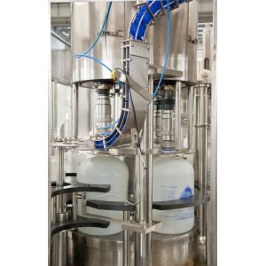 5 Gallon pure water 3-in-1 filling monoblock with rinsing, filling and capping machine