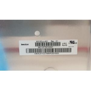 M315DJJ-K31 Innolux 32.0" 3840(RGB)×2160 400 cd/m² INDUSTRIAL LCD DISPLAY
