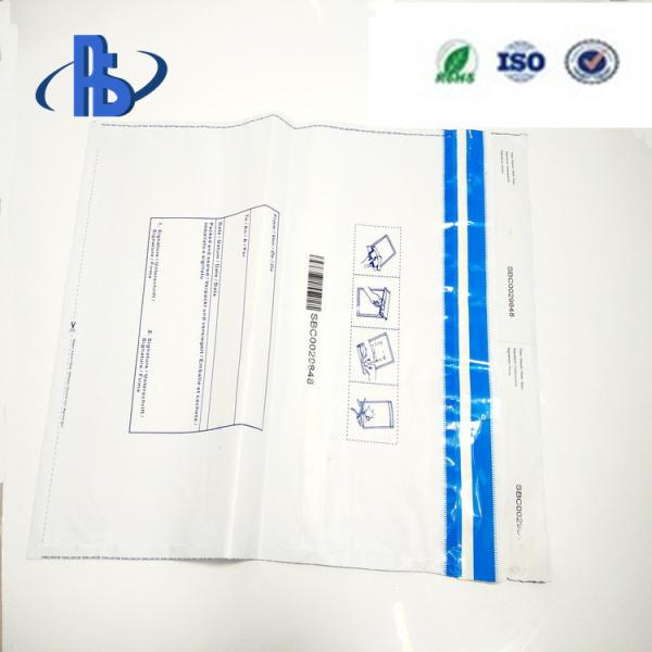 Customized Tamper Evident Security Bags Envelopes Plastic Packaging HDPE LDPE