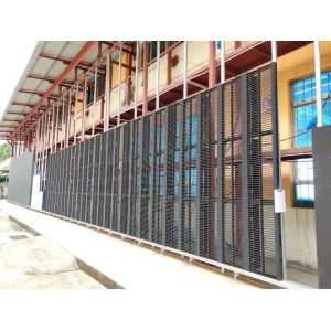 Cheap IP43 Waterproof Transparent LED Screen with Module Weight of 0.2KG/PC and Average No Failure of 1000hours for sale