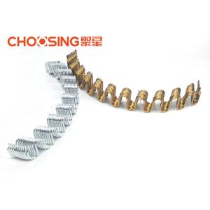 OEM Zinc Plating Zig Zag Sofa Springs 2.8mm - 4.0mm Curved Shape Free Samples