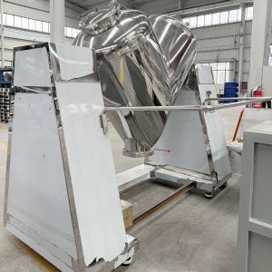 Customized V-Shaped Stainless Steel Seasoning Mixer, Large-Scale Mixing