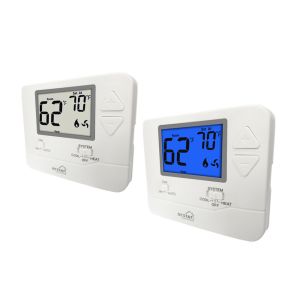 Riseem Home Wiring 24v Digital DC HVAC Non-programmable Thermostat For Air