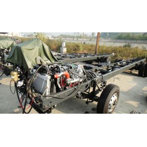 Cheap LHD/RHD Dongfeng 12m EUROIV front CUMMINS Engine bus chasiss for sale