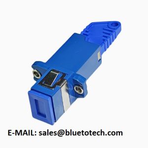 E2000 To SC Optical Fiber Hybrid Adapter Single Model Simplex Blue E2000/UPC To SC/UPC single Mode Simplex Hybrid Adapter
