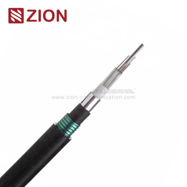Quality GYFTA53 Double Sheathed Fiber Optic Cable for Directly Underground Application wholesale