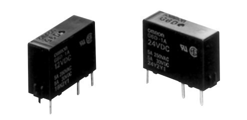 G6D-1A-DC5V/DC12V/DC24V Sub-miniature Relay that Switches up to 5 A OMRON Low