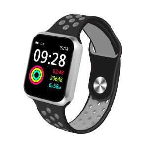 Zinc Alloy Silicone Strap Smart Watch 180mAh IOS Touch Screen Electronic Android