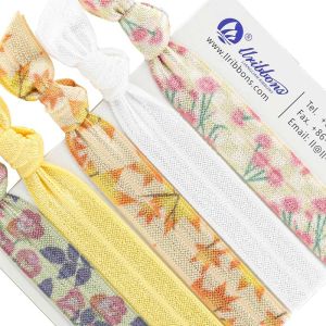 Sublimation Thick Nonbroken Print 16mm Elastic Hair Bands