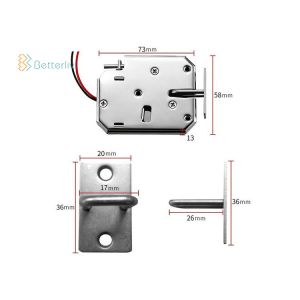 Carbon Steel Electromagnetic Solenoid Lock For Vending Machine