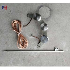 Hook Ground Block Cable Pulling Pulley For Conductor / Steel Wire Rope