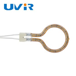 Ring Quartz Infrared Heating Lamp 100-7600W Gold Coated