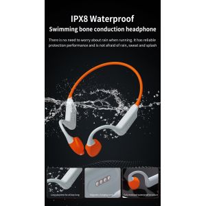 XZH 2024 NewWireless Bluetooth Bone Conduction Earphone V5.0 Neckband Open Ear