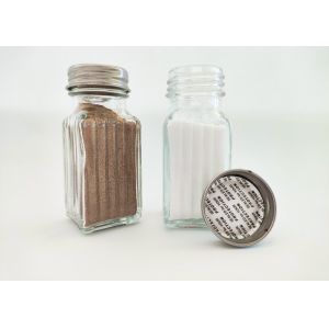 Sealed Design Clear Glass Spice Jar With Gasket High Durability