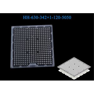 China Ultra Uniformity 120° Optics For LED Plant Lamps: 286x286mm High-Transmittance Panel, Compatible With 5050 LEDs on sale