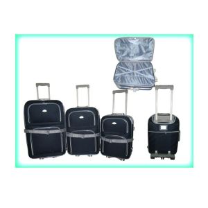 4 Piece EVA 8 Wheel Trolley Suitcase Set 170T Silk Lining With Match Color