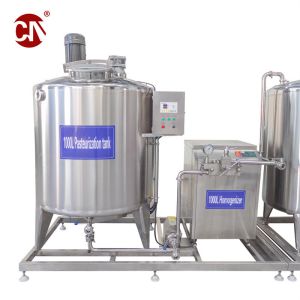 Customized Milk Pasteurizer Machine Economical Type Ice Cream Pasteurizer