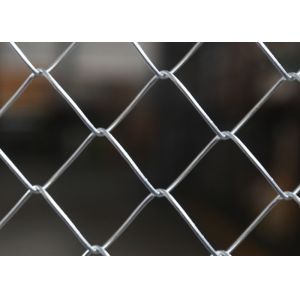 PVC Galvanized Chain Link Fence 100x100mm for Driveway