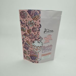 Bolsa Matt Film MOPP VMPET Resealable Stand Up Pouch For Beans Doypack