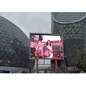 Waterproof one pole two pole RGB LED Screen outdoor P10 P8 for advertising