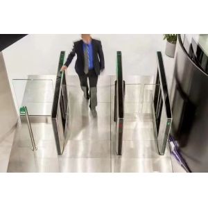 Swing Barrier Turnstile featuring automatic arm open on power off and delayed
