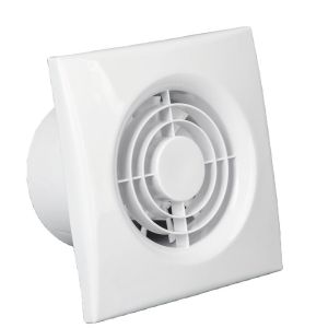Kitchen Bathroom and Toilet Plastic Wall Mounted Air Extractor Fan Ventilation