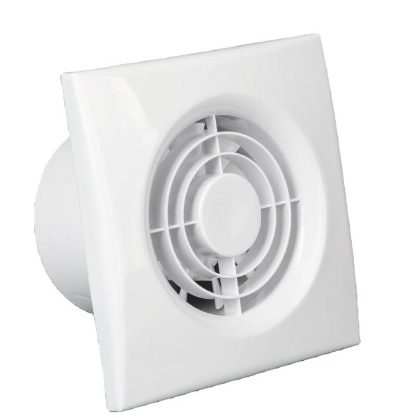 Kitchen Bathroom and Toilet Plastic Wall Mounted Air Extractor Fan Ventilation