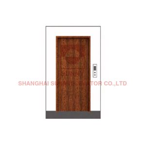 VVVF Control System Passenger Elevators With Wood Grain Decorative Steel Plate