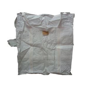 White Color Empty FIBC Container / PP Woven Jumbo Bags 35'' X 35'' X 47''