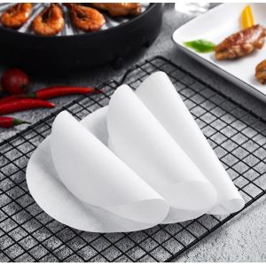 Printed Round Baking Paper Non-stick and Disposable with Parchment Silicone