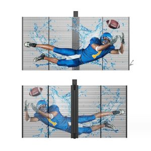 Seamless Indoor Transparent LED Screen 1920Hz / 3840Hz / 7680Hz Refresh Rate