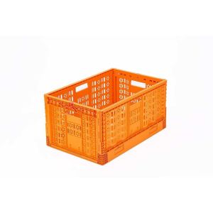 PE/PP Material Small Foldable Plastic Storage Box Crates for Easy Storage