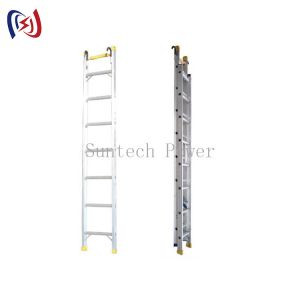 China Industrial Stringing Aluminum Alloy Suspension Ladder Single Telescopic on sale